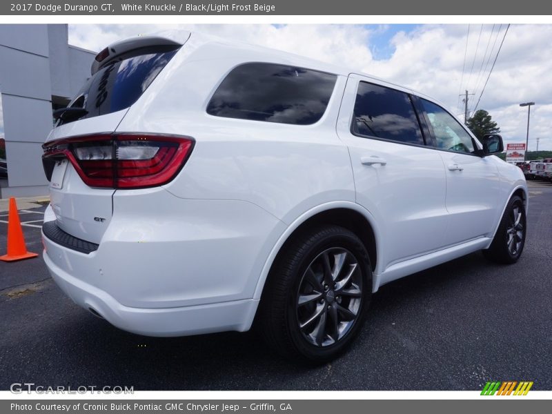 White Knuckle / Black/Light Frost Beige 2017 Dodge Durango GT