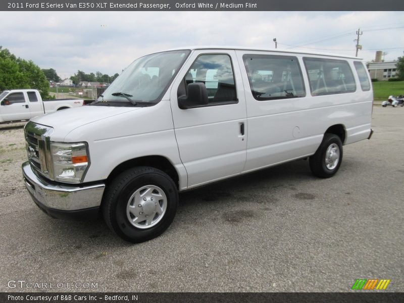 Oxford White / Medium Flint 2011 Ford E Series Van E350 XLT Extended Passenger
