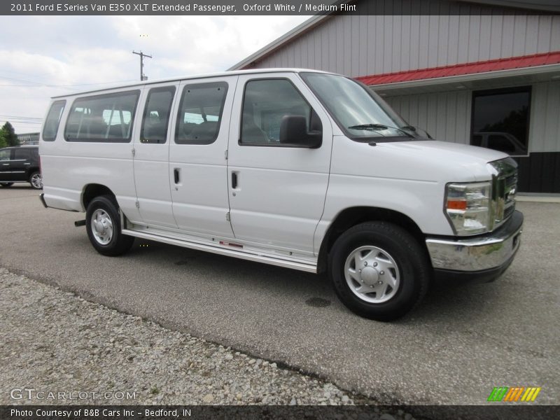 Oxford White / Medium Flint 2011 Ford E Series Van E350 XLT Extended Passenger
