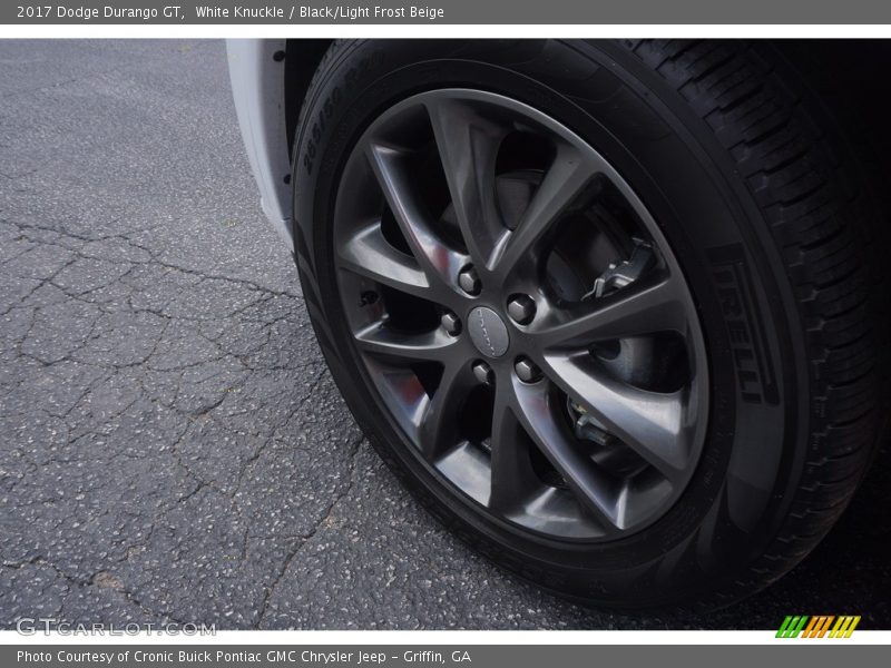 White Knuckle / Black/Light Frost Beige 2017 Dodge Durango GT
