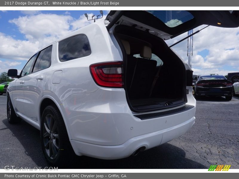 White Knuckle / Black/Light Frost Beige 2017 Dodge Durango GT