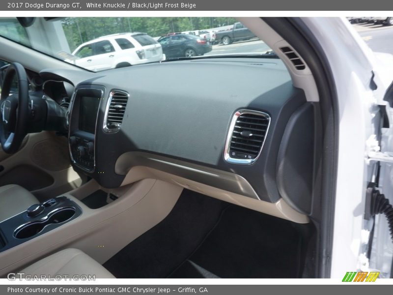 White Knuckle / Black/Light Frost Beige 2017 Dodge Durango GT