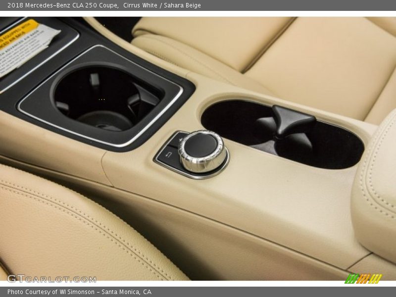 Controls of 2018 CLA 250 Coupe