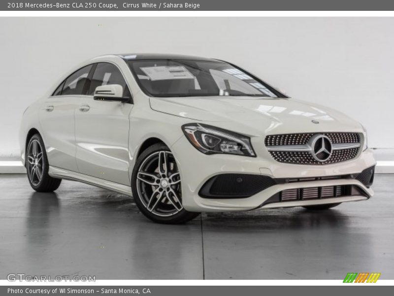 Front 3/4 View of 2018 CLA 250 Coupe
