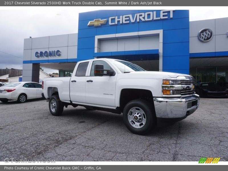 Summit White / Dark Ash/Jet Black 2017 Chevrolet Silverado 2500HD Work Truck Double Cab