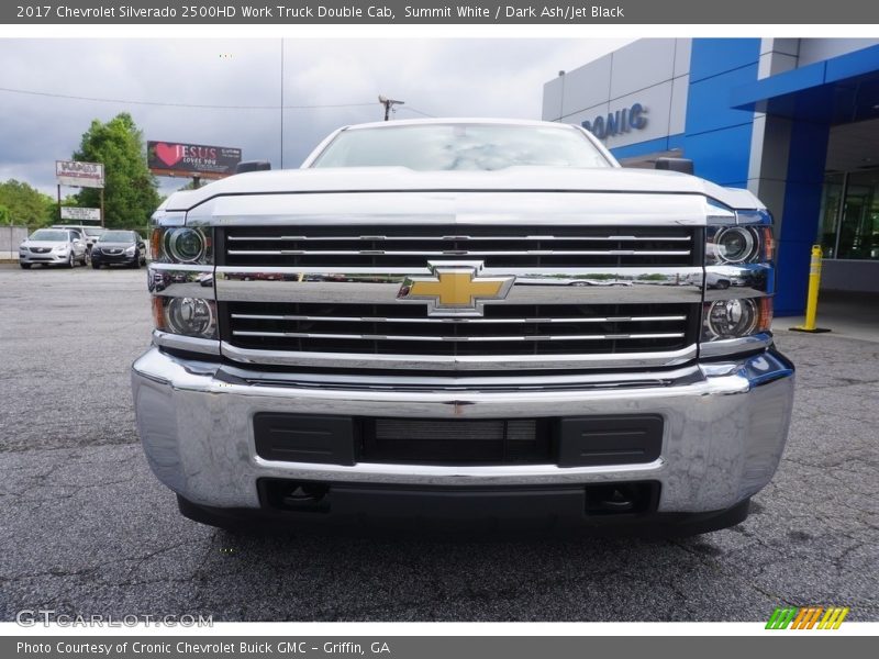 Summit White / Dark Ash/Jet Black 2017 Chevrolet Silverado 2500HD Work Truck Double Cab