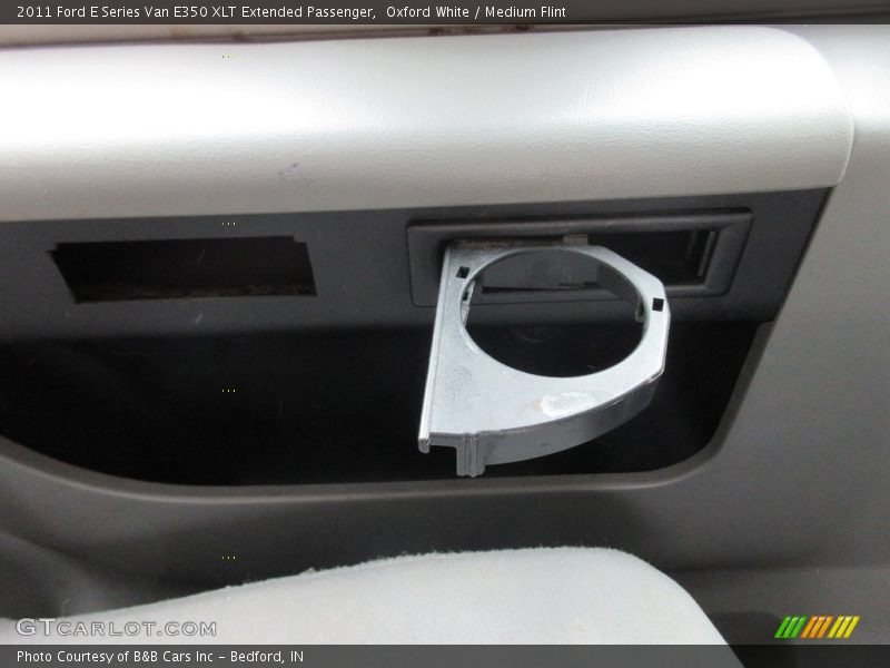 Oxford White / Medium Flint 2011 Ford E Series Van E350 XLT Extended Passenger