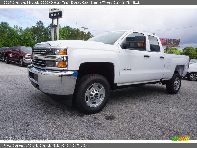 Summit White / Dark Ash/Jet Black 2017 Chevrolet Silverado 2500HD Work Truck Double Cab