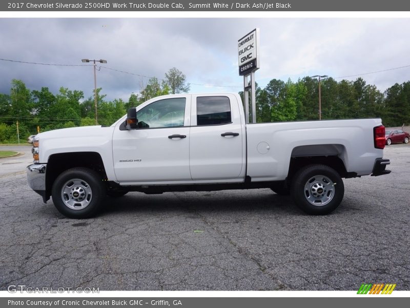 Summit White / Dark Ash/Jet Black 2017 Chevrolet Silverado 2500HD Work Truck Double Cab