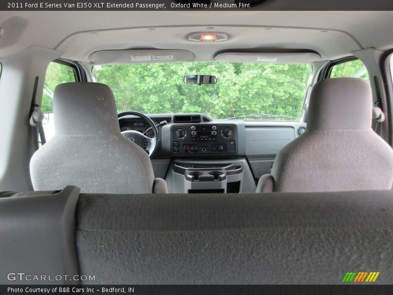 Oxford White / Medium Flint 2011 Ford E Series Van E350 XLT Extended Passenger