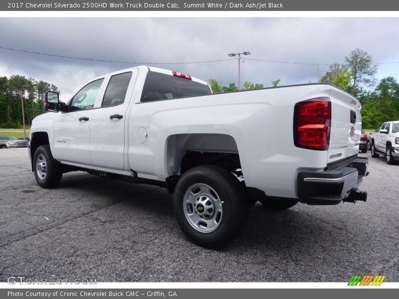 Summit White / Dark Ash/Jet Black 2017 Chevrolet Silverado 2500HD Work Truck Double Cab