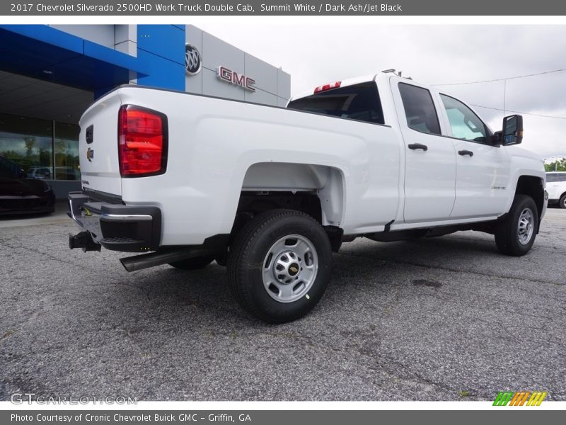 Summit White / Dark Ash/Jet Black 2017 Chevrolet Silverado 2500HD Work Truck Double Cab