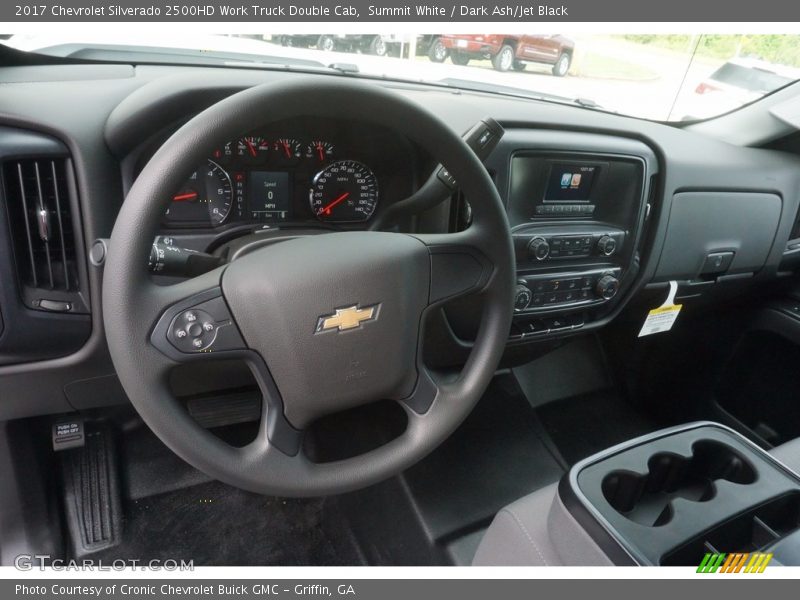 Summit White / Dark Ash/Jet Black 2017 Chevrolet Silverado 2500HD Work Truck Double Cab