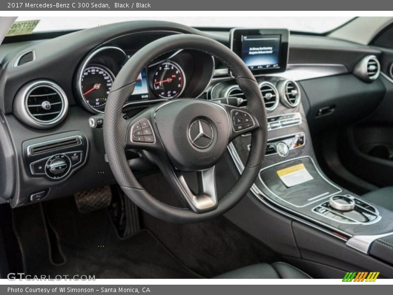 Black / Black 2017 Mercedes-Benz C 300 Sedan