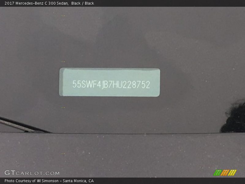Black / Black 2017 Mercedes-Benz C 300 Sedan