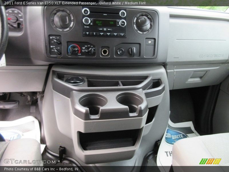 Oxford White / Medium Flint 2011 Ford E Series Van E350 XLT Extended Passenger
