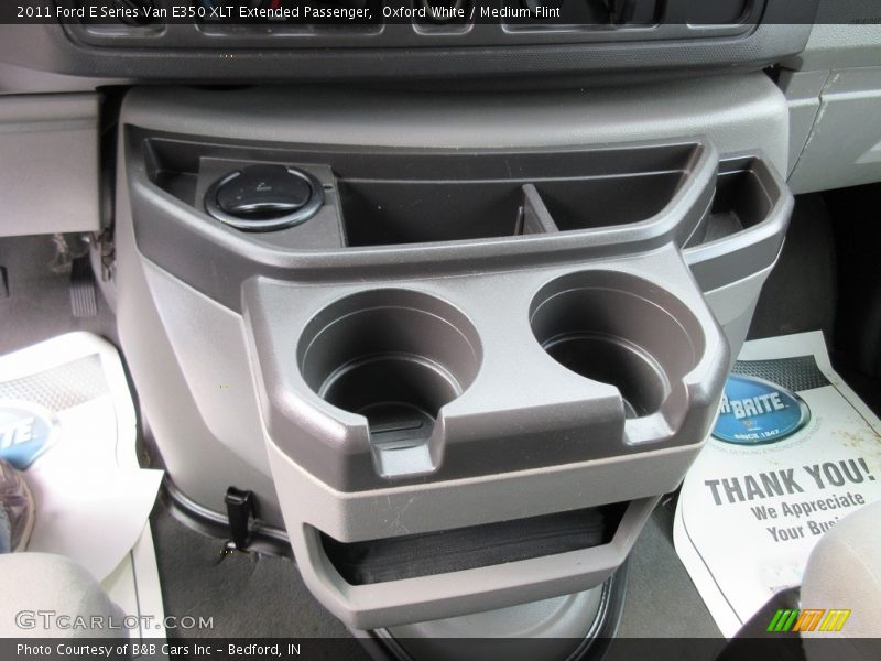 Oxford White / Medium Flint 2011 Ford E Series Van E350 XLT Extended Passenger