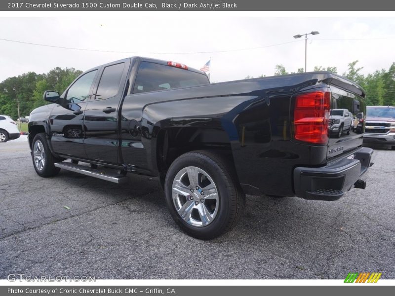 Black / Dark Ash/Jet Black 2017 Chevrolet Silverado 1500 Custom Double Cab