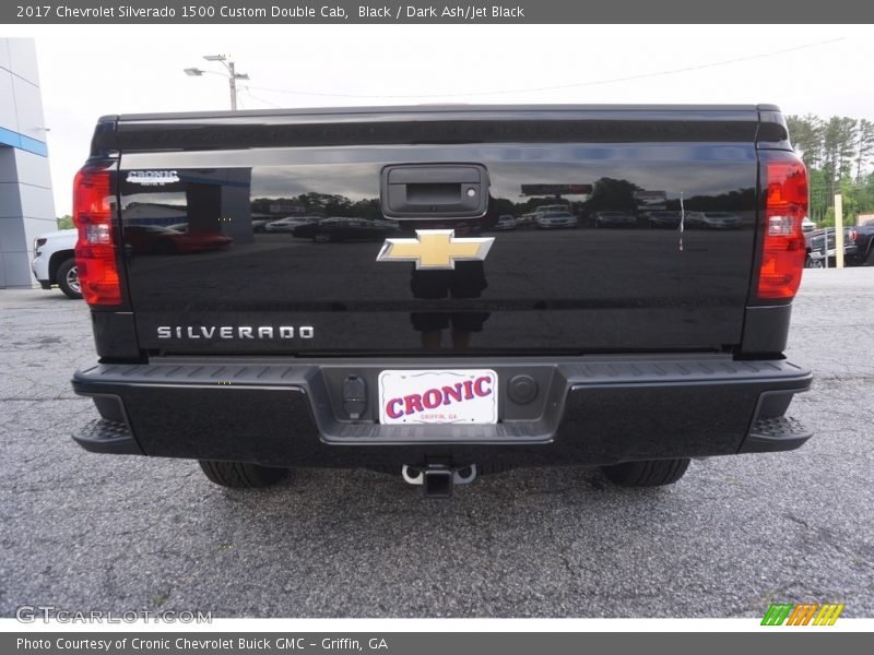 Black / Dark Ash/Jet Black 2017 Chevrolet Silverado 1500 Custom Double Cab