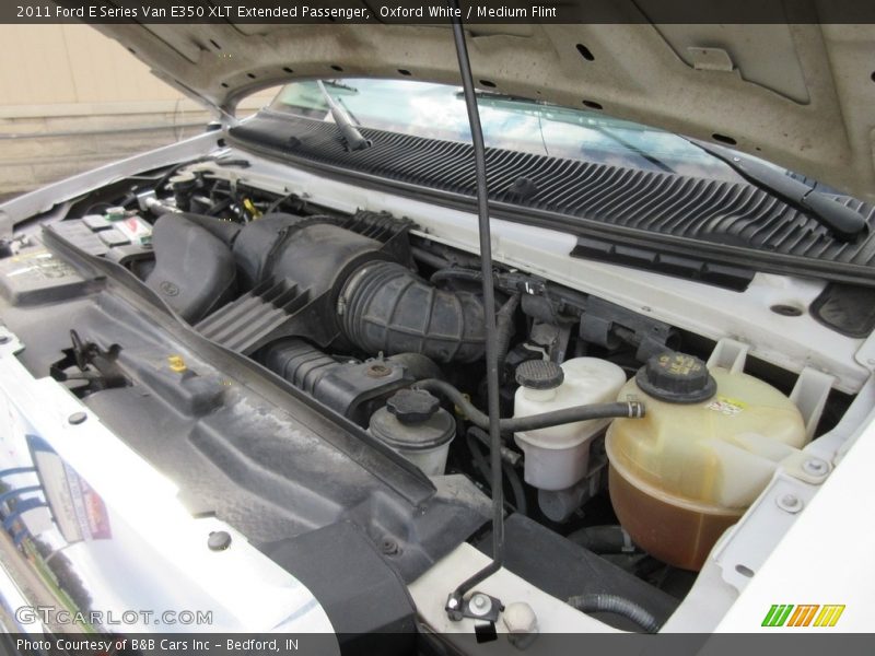 Oxford White / Medium Flint 2011 Ford E Series Van E350 XLT Extended Passenger