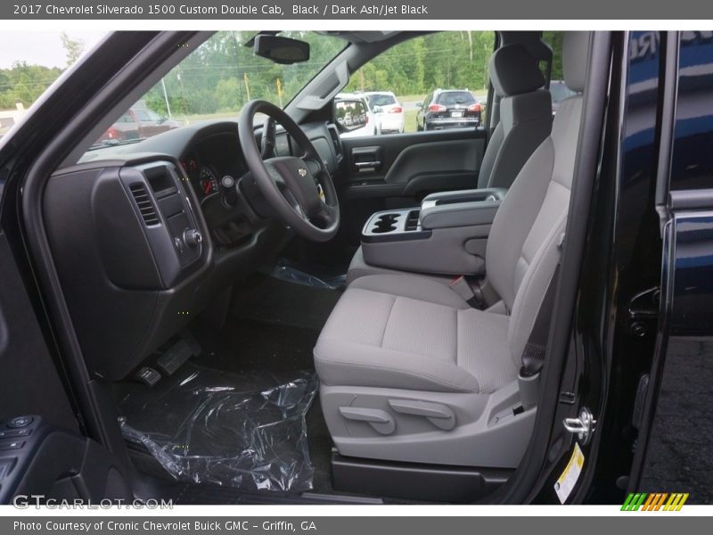 Black / Dark Ash/Jet Black 2017 Chevrolet Silverado 1500 Custom Double Cab