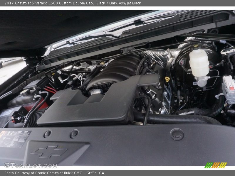 Black / Dark Ash/Jet Black 2017 Chevrolet Silverado 1500 Custom Double Cab
