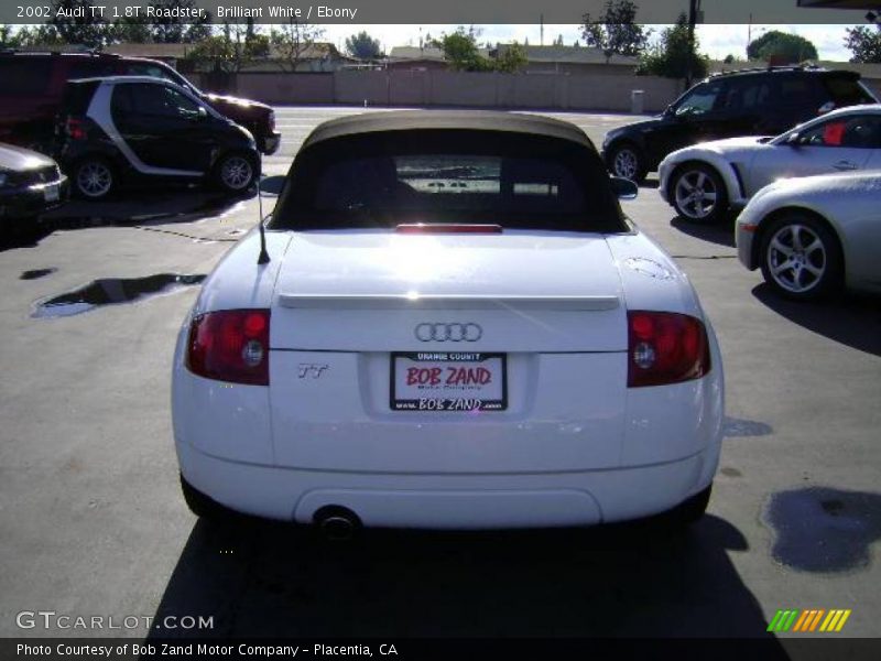 Brilliant White / Ebony 2002 Audi TT 1.8T Roadster