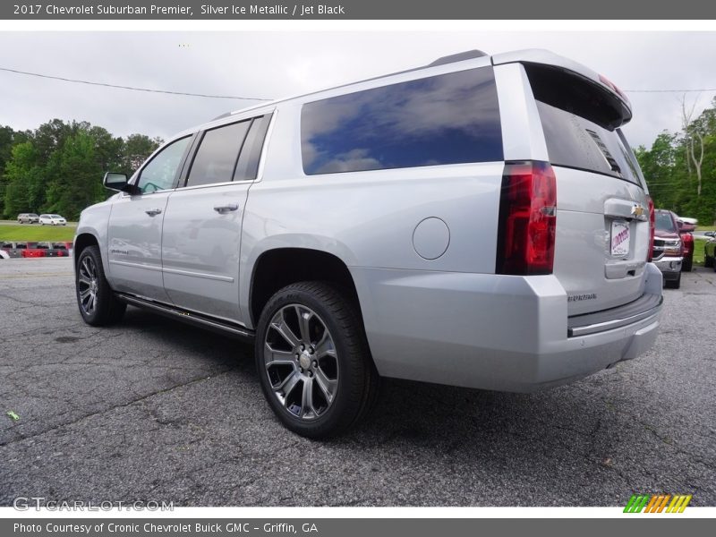 Silver Ice Metallic / Jet Black 2017 Chevrolet Suburban Premier
