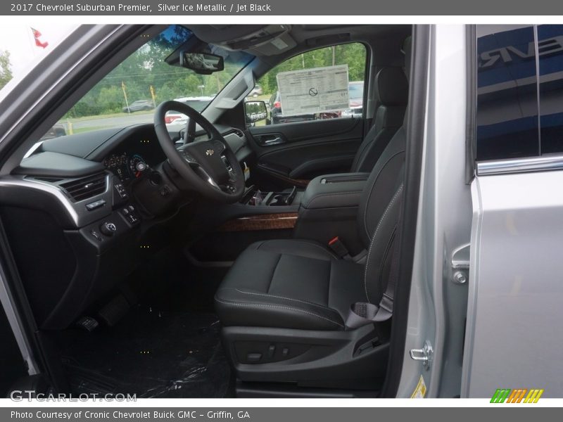 Silver Ice Metallic / Jet Black 2017 Chevrolet Suburban Premier