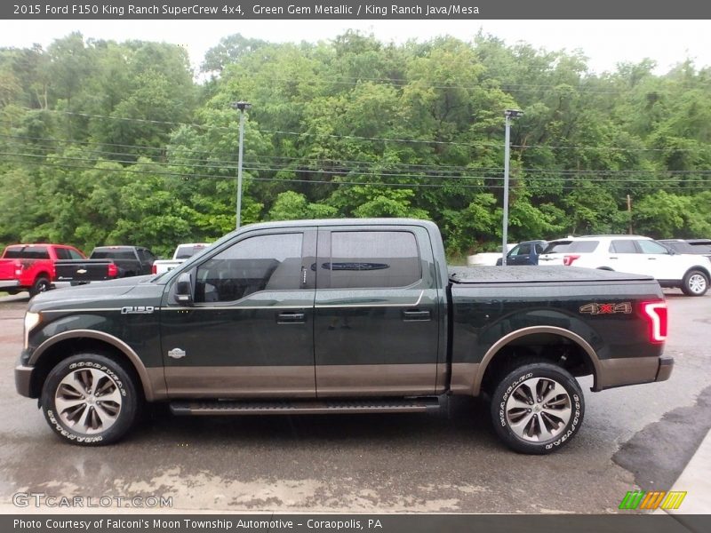 Green Gem Metallic / King Ranch Java/Mesa 2015 Ford F150 King Ranch SuperCrew 4x4
