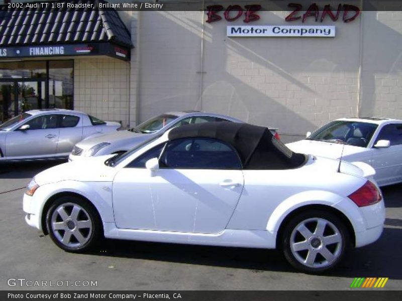 Brilliant White / Ebony 2002 Audi TT 1.8T Roadster