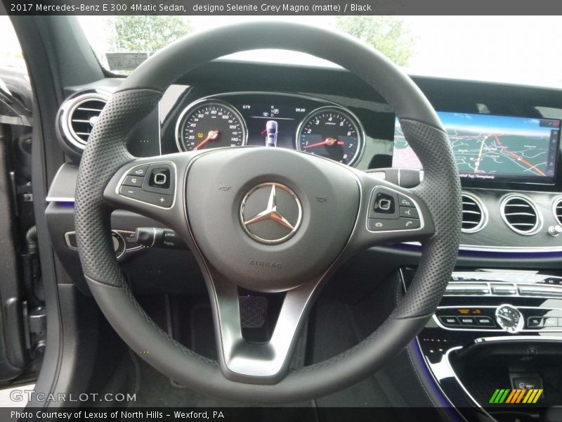  2017 E 300 4Matic Sedan Steering Wheel