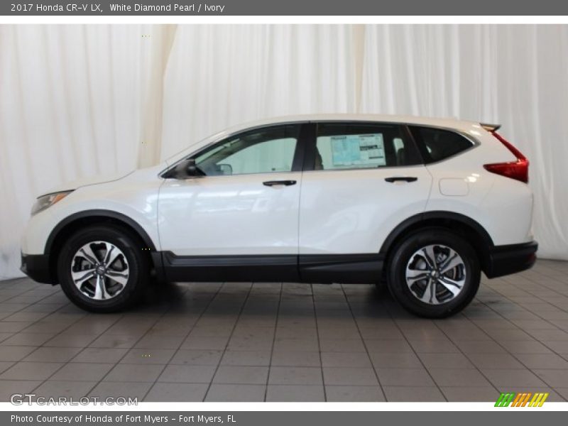 White Diamond Pearl / Ivory 2017 Honda CR-V LX