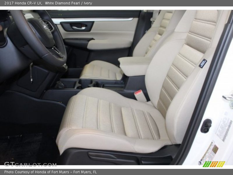 White Diamond Pearl / Ivory 2017 Honda CR-V LX