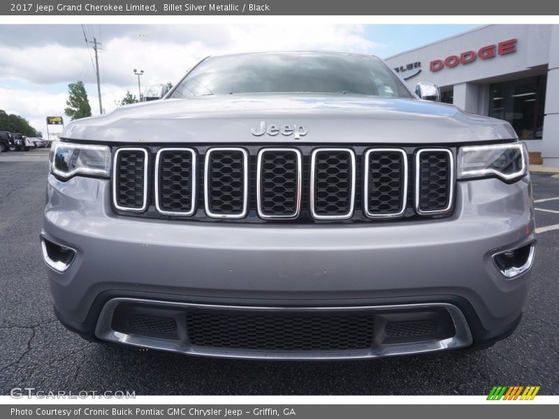 Billet Silver Metallic / Black 2017 Jeep Grand Cherokee Limited