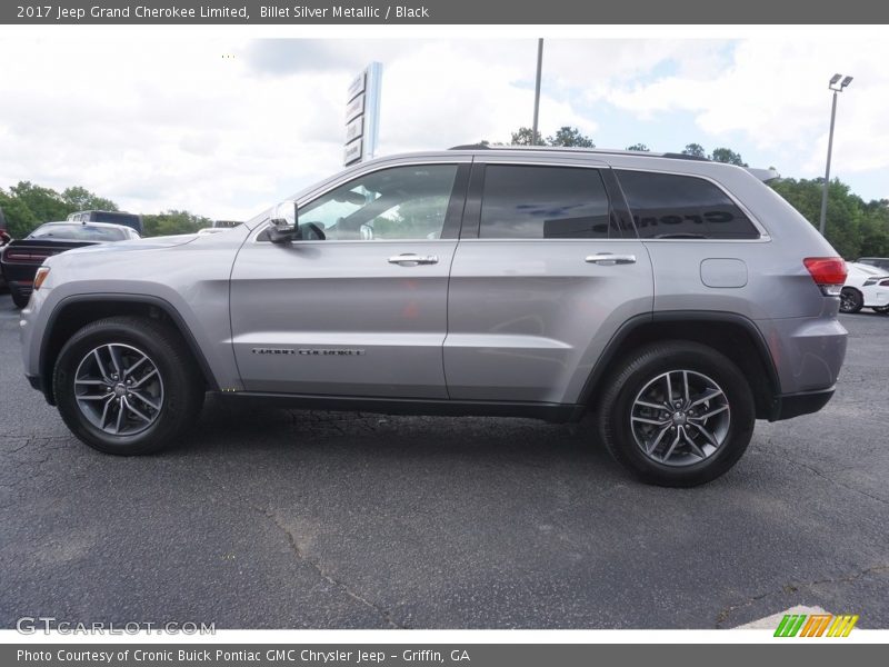 Billet Silver Metallic / Black 2017 Jeep Grand Cherokee Limited