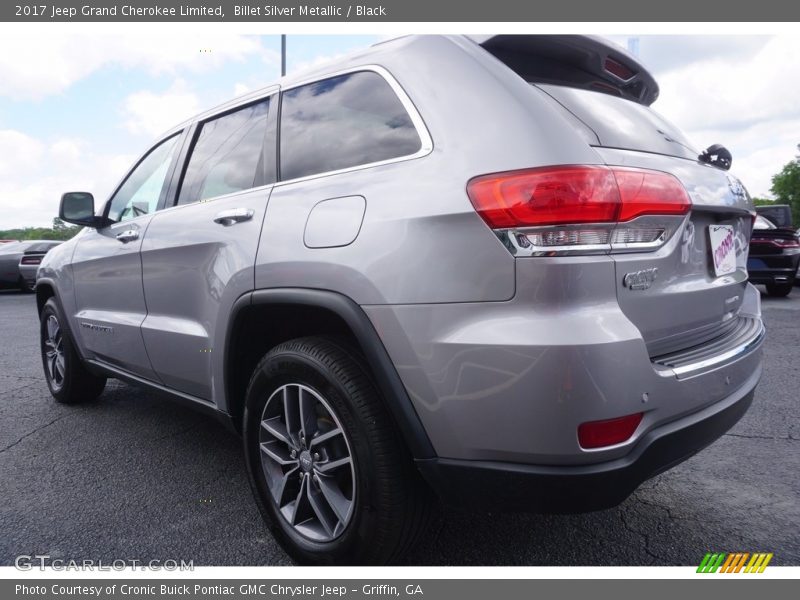 Billet Silver Metallic / Black 2017 Jeep Grand Cherokee Limited