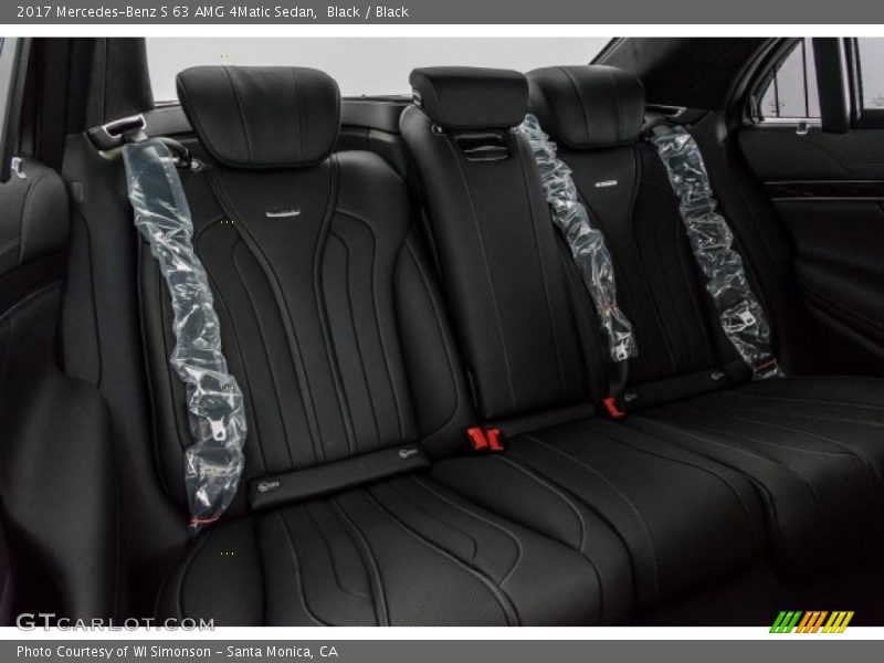 Rear Seat of 2017 S 63 AMG 4Matic Sedan