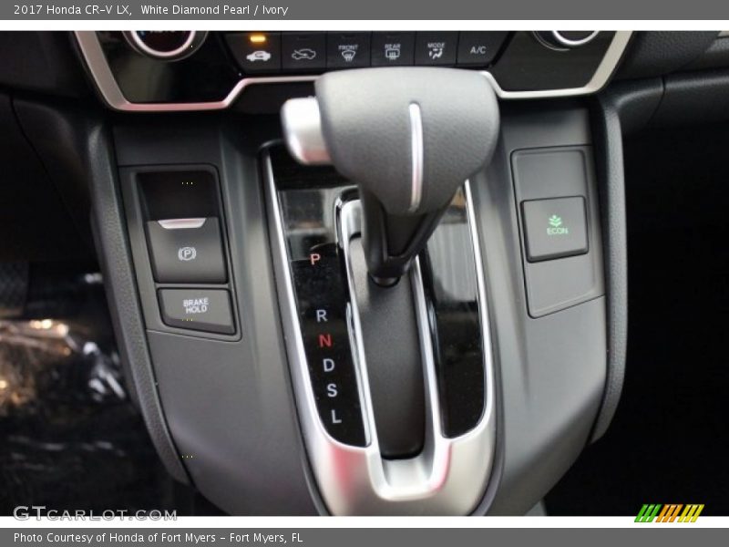 White Diamond Pearl / Ivory 2017 Honda CR-V LX
