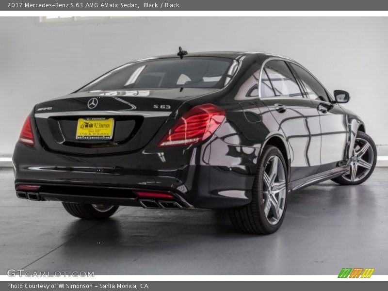 Black / Black 2017 Mercedes-Benz S 63 AMG 4Matic Sedan