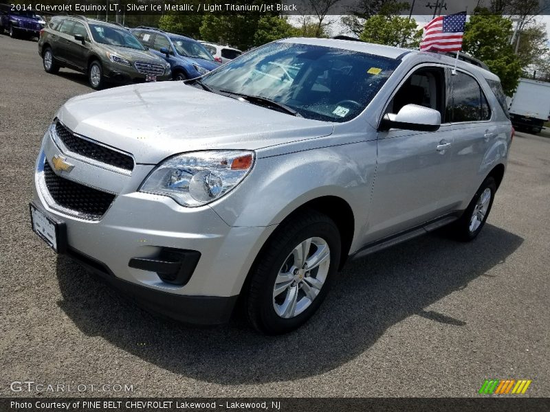 Silver Ice Metallic / Light Titanium/Jet Black 2014 Chevrolet Equinox LT