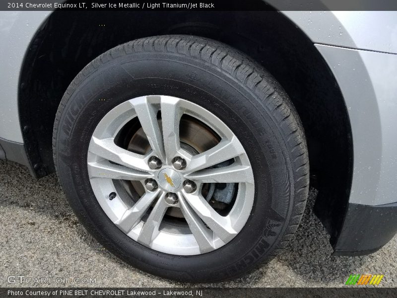 Silver Ice Metallic / Light Titanium/Jet Black 2014 Chevrolet Equinox LT