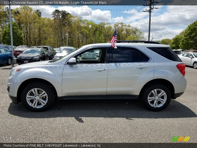 Silver Ice Metallic / Light Titanium/Jet Black 2014 Chevrolet Equinox LT