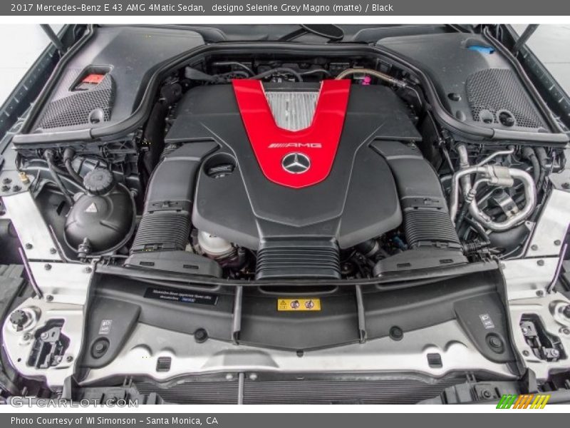  2017 E 43 AMG 4Matic Sedan Engine - 3.0 Liter AMG Biturbo DOHC 24-Valve VVT V6