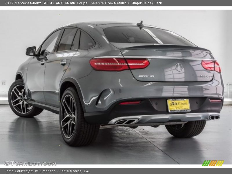 Selenite Grey Metallic / Ginger Beige/Black 2017 Mercedes-Benz GLE 43 AMG 4Matic Coupe