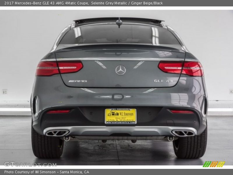 Selenite Grey Metallic / Ginger Beige/Black 2017 Mercedes-Benz GLE 43 AMG 4Matic Coupe