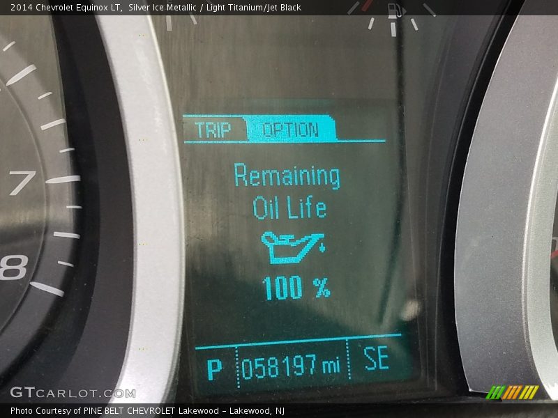 Silver Ice Metallic / Light Titanium/Jet Black 2014 Chevrolet Equinox LT