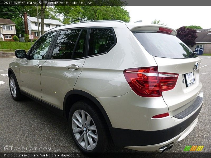 Mineral Silver Metallic / Mojave 2014 BMW X3 xDrive28i
