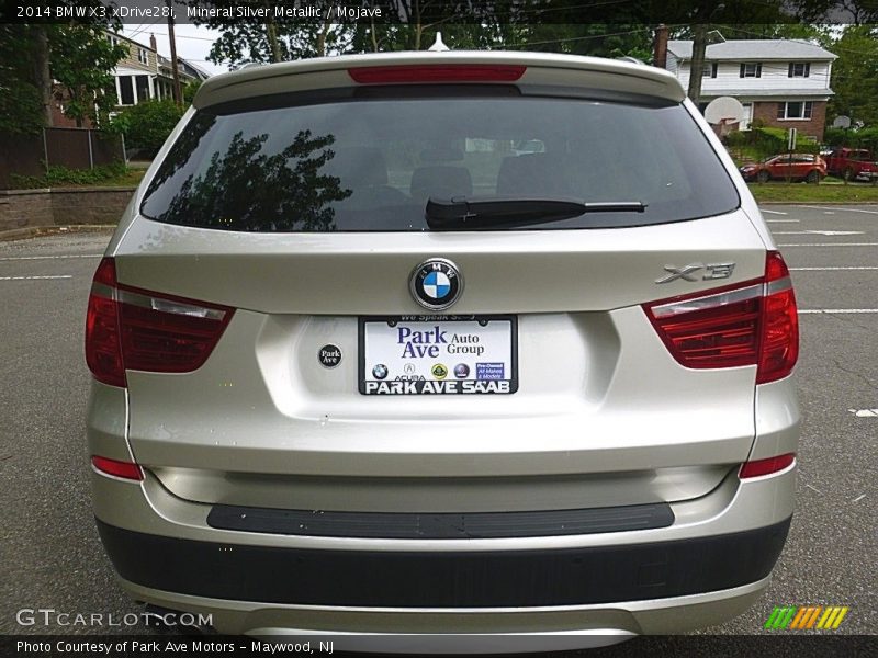 Mineral Silver Metallic / Mojave 2014 BMW X3 xDrive28i