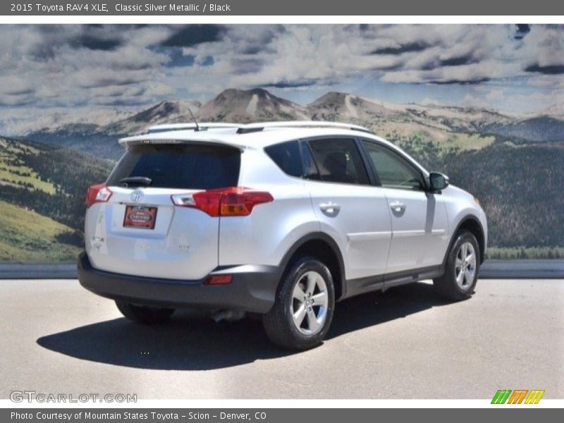 Classic Silver Metallic / Black 2015 Toyota RAV4 XLE